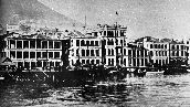 01-17-460|毕打街以西的中区海傍。图左为怡和洋行的总部,约摄於1890年。(1890)